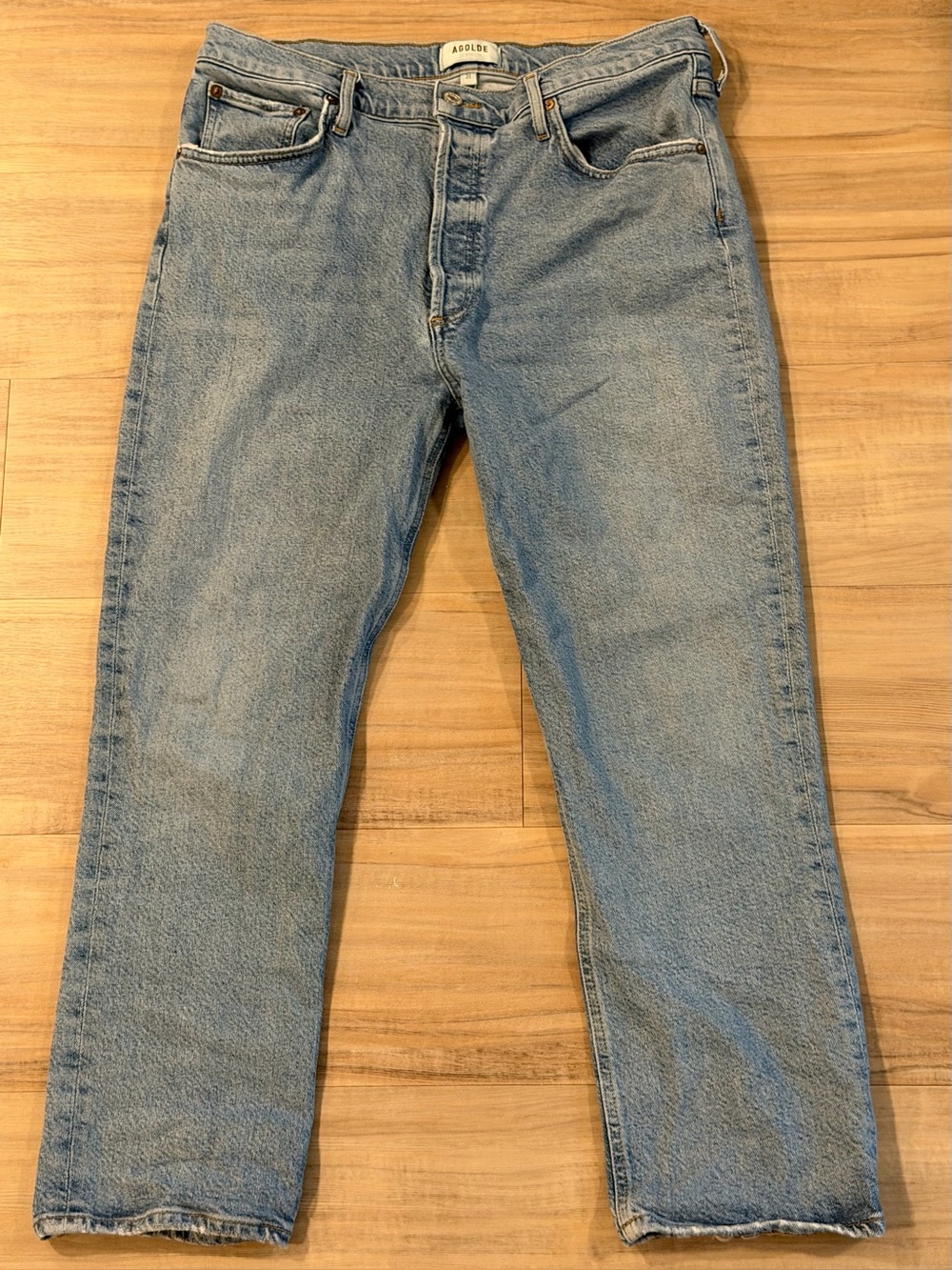 VGUC Agolde Riley Jeans - Picture 3 of 12